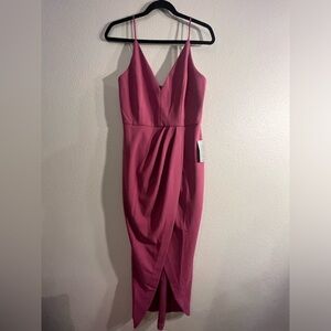 NWT WAYF Pink Tulip Skirt Dress